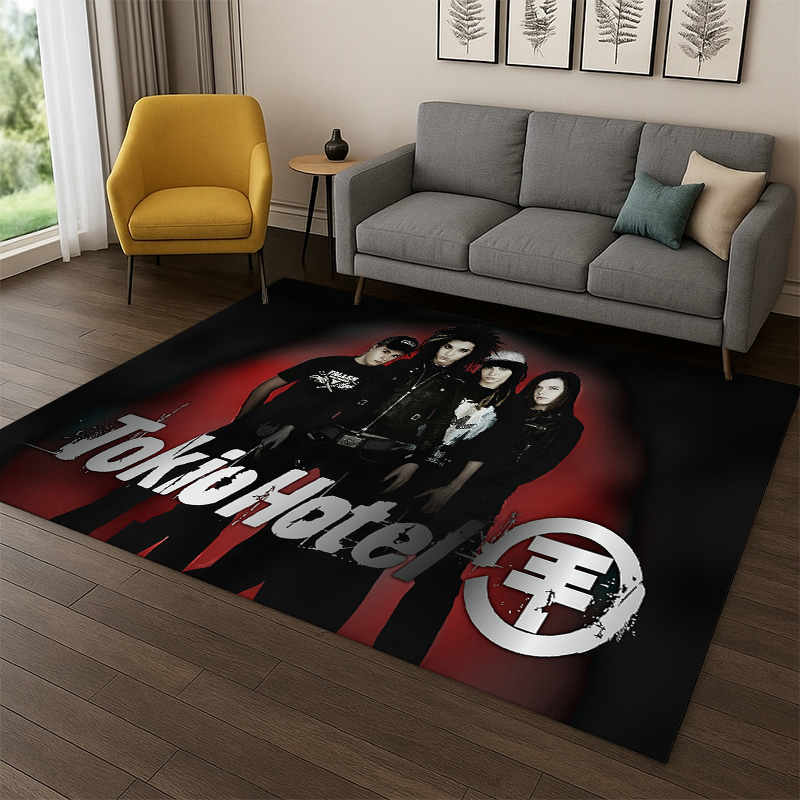 Kids Outdoor Area - Karpet Tokio Hotel, band rock, dengan
