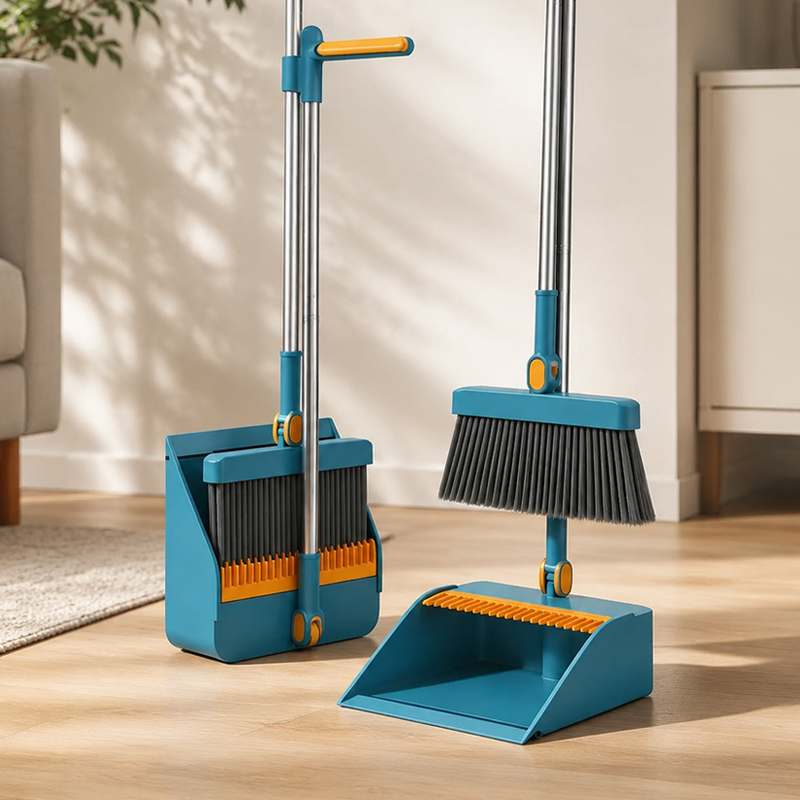 Kids Outdoor Broom - Set Sapu dan Pengki Gagang Panjang