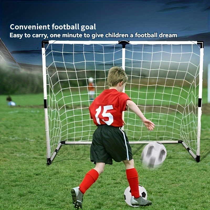Kids Outdoor Climbing Frame - Set Jaring Gawang Sepak Bola Lipat