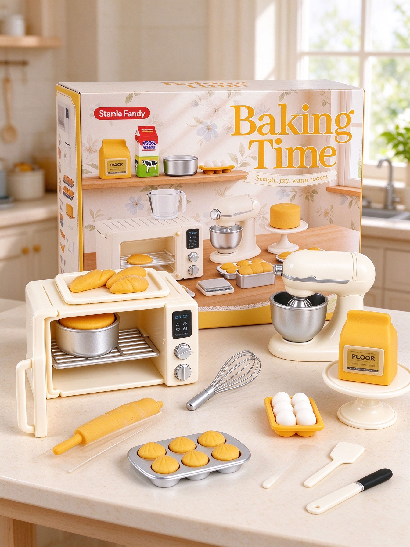 Kids Outdoor Kitchen Accessories - Set Mainan Miniatur Dapur Rumah Boneka
