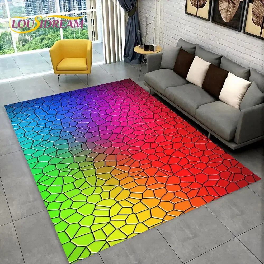 Karpet Area Warna Pelangi Ilus - Kids Outdoor Area ulasan dan harga